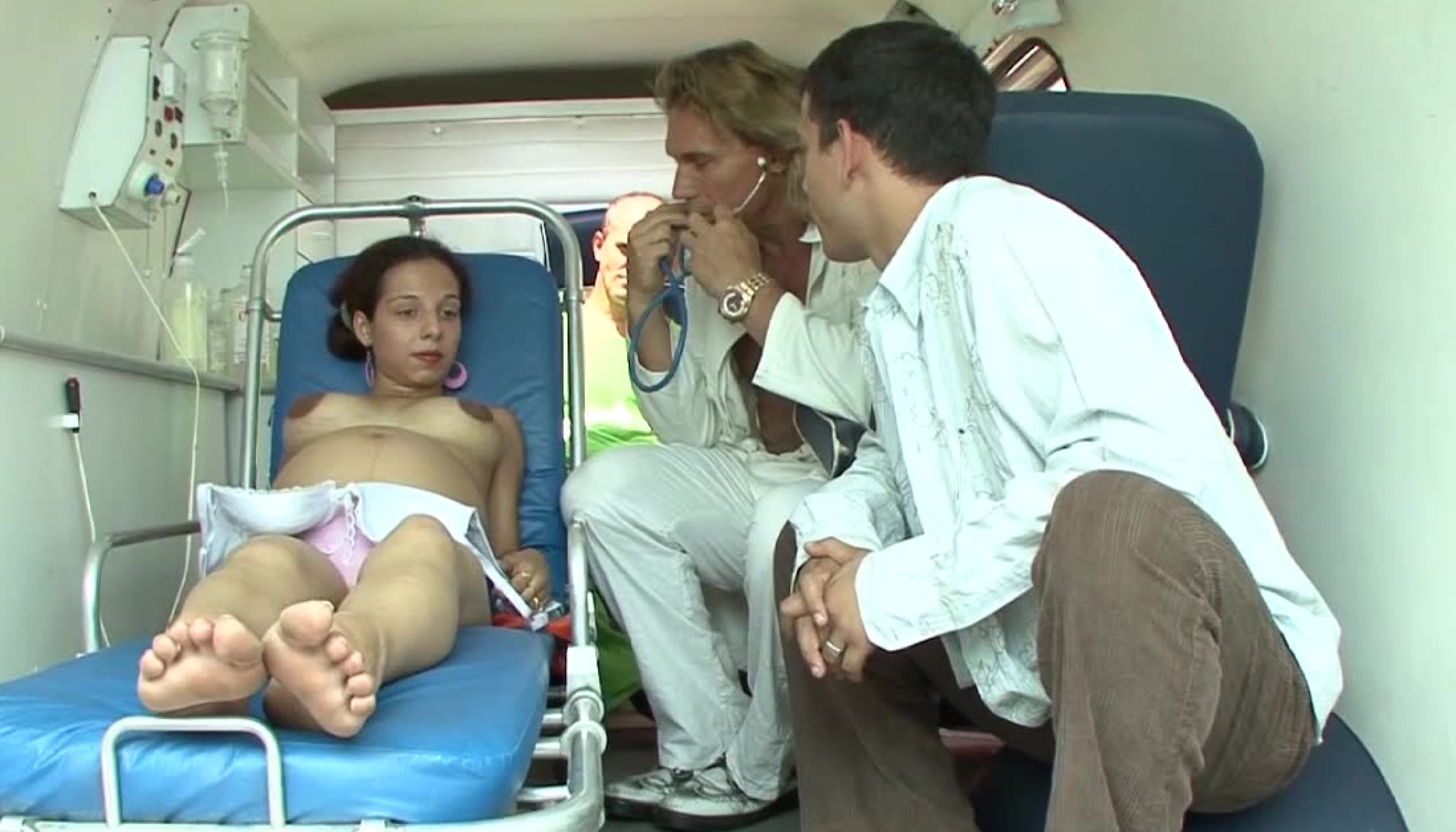 Exclusive Fucked in the ambulance Vidz Flix scene