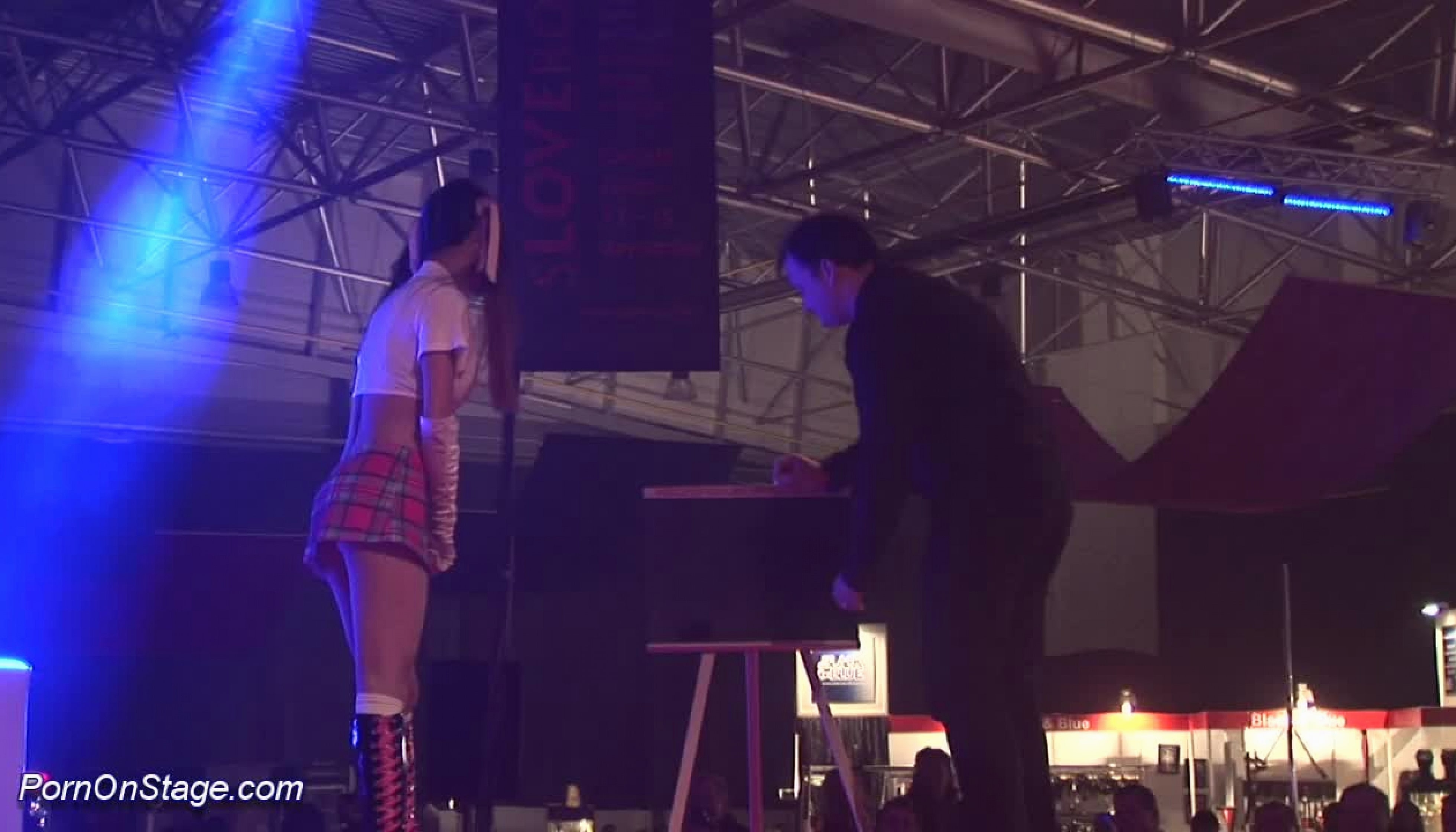Exclusive Ass slapped in sexshow Vidz Flix scene